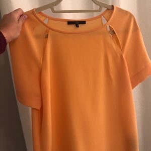Tibi orange shirt